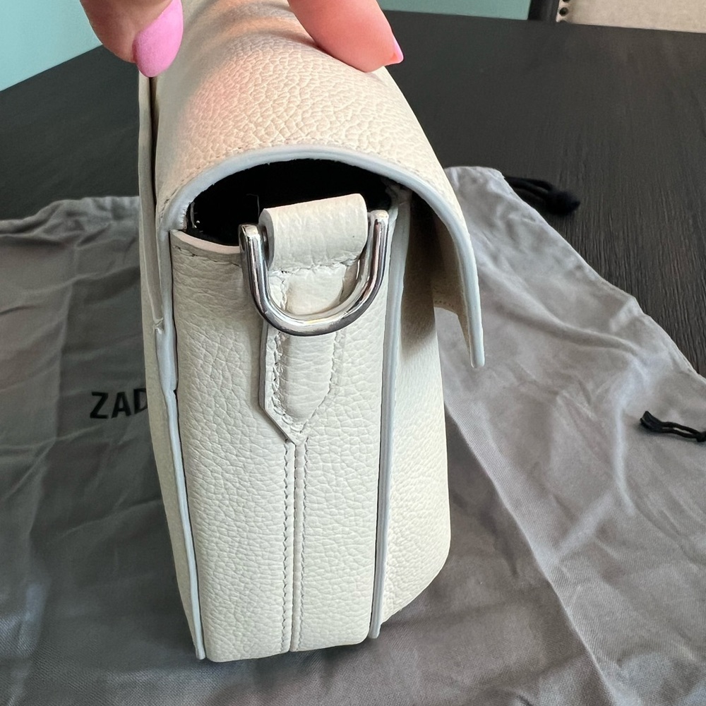 NWT Zadig & Voltaire Borderlne Daily Leather Crossbody Bag - Picture 9 of 16